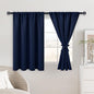 JIUZHEN Short Blackout Curtains by JIUZHEN
