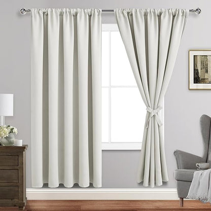 JIUZHEN Blackout Curtains for Bedroom by JIUZHEN