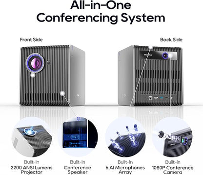 CZUR StarryHub Video Conferencing System, 2200 ANSI Lumens Short Throw - Image 2