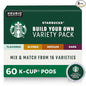 Starbucks K-Cup Coffee Pods, Custom Build Your Own Variety Pack, 60 Pods​ by StarbucksbyNespresso
