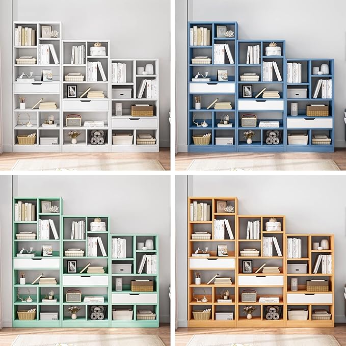 IOTXY Wooden Open Shelf Bookcase - Image 7