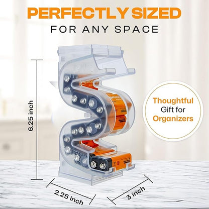 Battery Ladder™ for 9V Batteries | Vertical Storage Case & Dispenser | - Image 2