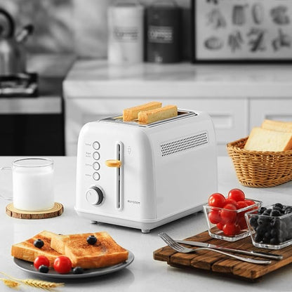 BUYDEEM DT620 2-Slice Toaster, Extra Wide Slots, Retro Stainless Steel - Image 7