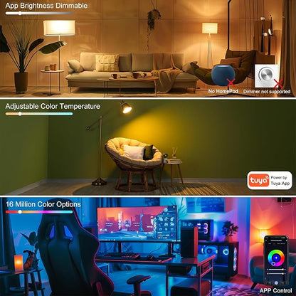 HYDONG Smart RGB Bulb, Smart Bulbs Compatible - Image 3