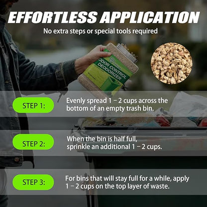 Outdoor Trash Can Deodorizer 2.6 lbs, Long-Lasting Odor Eliminator & Moisture - Image 5
