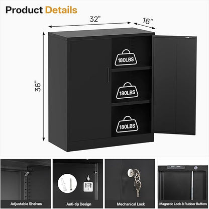 Metal Garage Storage Cabinets，Metal File Cabinet - Image 3