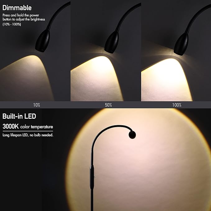 O’Bright Ray – Adjustable LED Beam Floor Lamp, Dimmable and Zoomable Spotlight - Image 4
