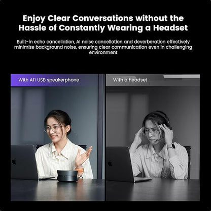 NEARITY A11 Conference Speaker and Microphone, 4 Mics USB Speakerphone - Image 2