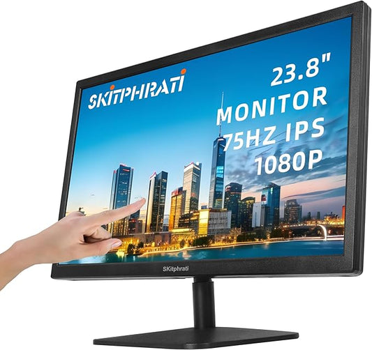 SKitphrati 21.5 Inch Touchscreen Monitor FHD 1920x1080p IPS Screen, VESA Support by PCMonitor