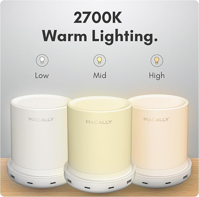 Macally Small Bedside Lamp - Image 5
