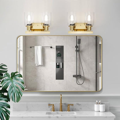 DIKAIDA 2-Light Brushed Gold Vanity Lights - Image 8