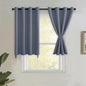JIUZHEN Short Curtains Kitchen Half Window Blackout Curtains by JIUZHEN