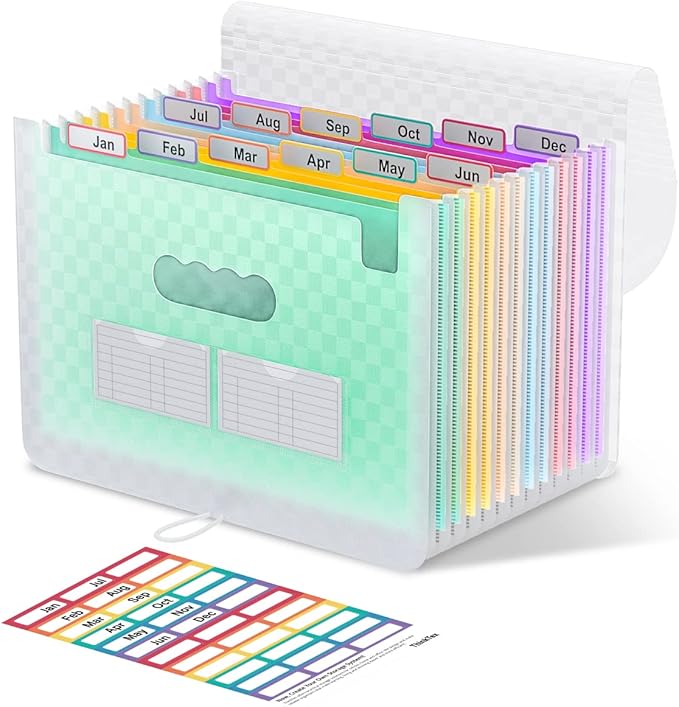 ThinkTex Accordion File Organizer, 12 by ThinkTex