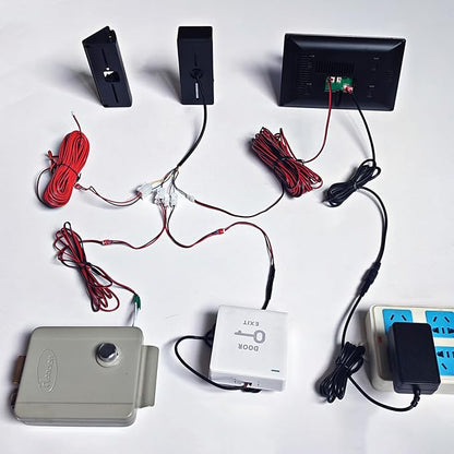 2 Wires Video Door Phone intercom doorbell System, 7 Inch Touch Screen Monitor - Image 9