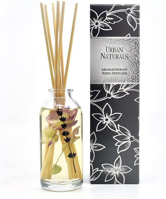 Urban Naturals Garden Lavender Reed Diffuser Oil Set by UrbanNaturals