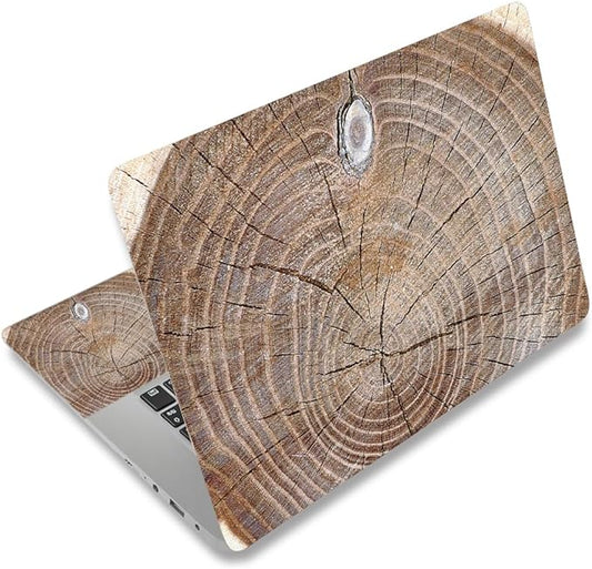 Laptop Skin Sticker Decal, Decorative Waterproof Removable, Wood Art by ToLuLu