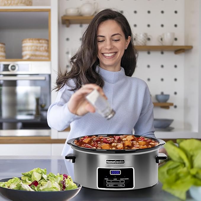 HOMECOOKIN 7-Quart Programmable Slow Cooker - Image 5