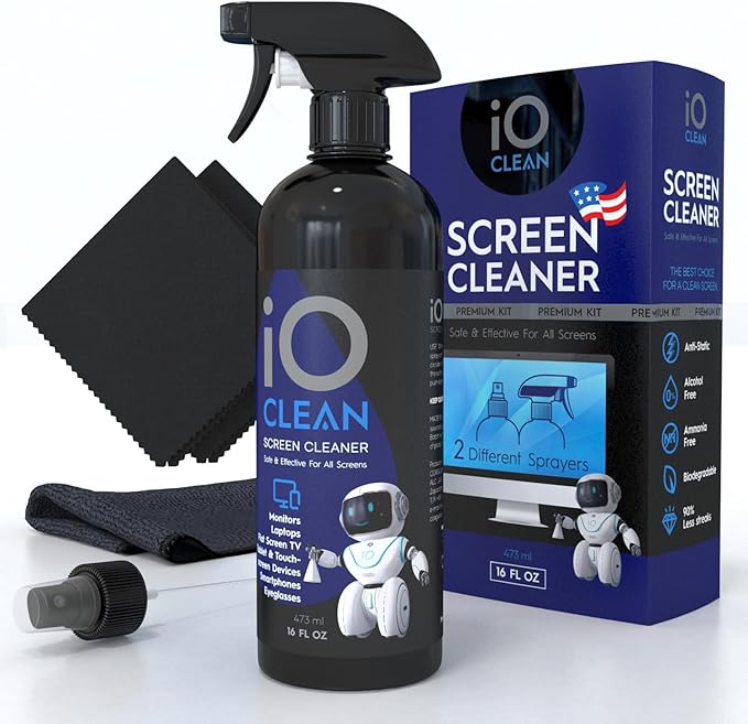 Screen Cleaner Spray – Best Large Cleaning Kit by iOCLEAN
