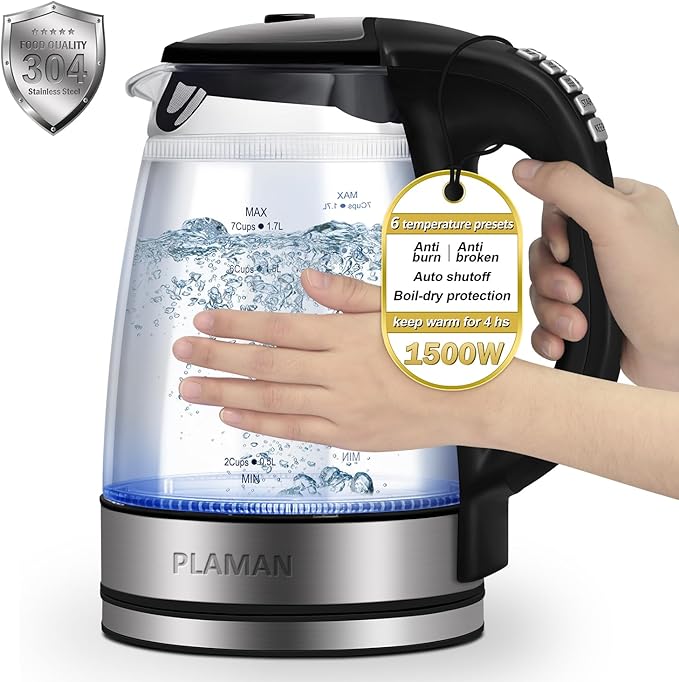 1500W Electric Kettle with Temperature Control by Unknown