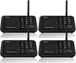 Wuloo Intercoms Wireless for Home 5280 Feet Range 10 Channel 3 Code, Wireless by Wuloo