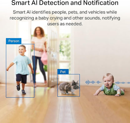 TP-Link Tapo 2K QHD Pan/Tilt Wi-Fi Camera | Apple HomeKit | Physical Privacy - Image 8