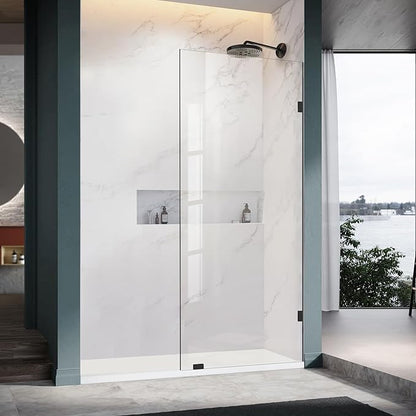 Bathroom Shower Glass Door 34 * 74" by Unknown