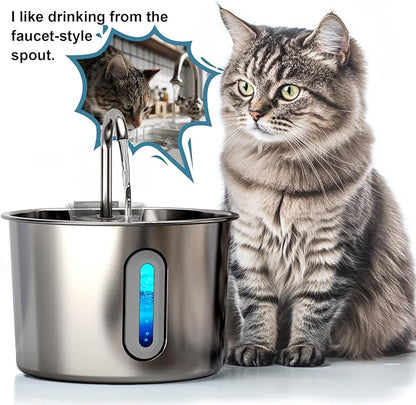 Cat Water Fountain, 74oz/2.2L Cat Fountain - Image 6