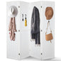 Babion 4 Panel Pegboard Display, Peg Board Room Divider Freestanding Folding by BabionDecorateYourhome