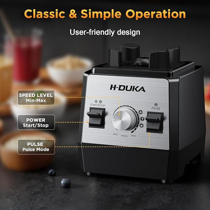 Smoothie Blender, 1400 Watt Powerful Countertop Blenders - Image 6