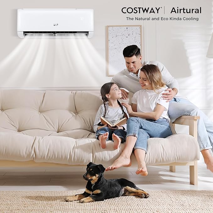 COSTWAY 18, 000 BTU Mini Split Air Conditioner, Energy Star, - Image 2