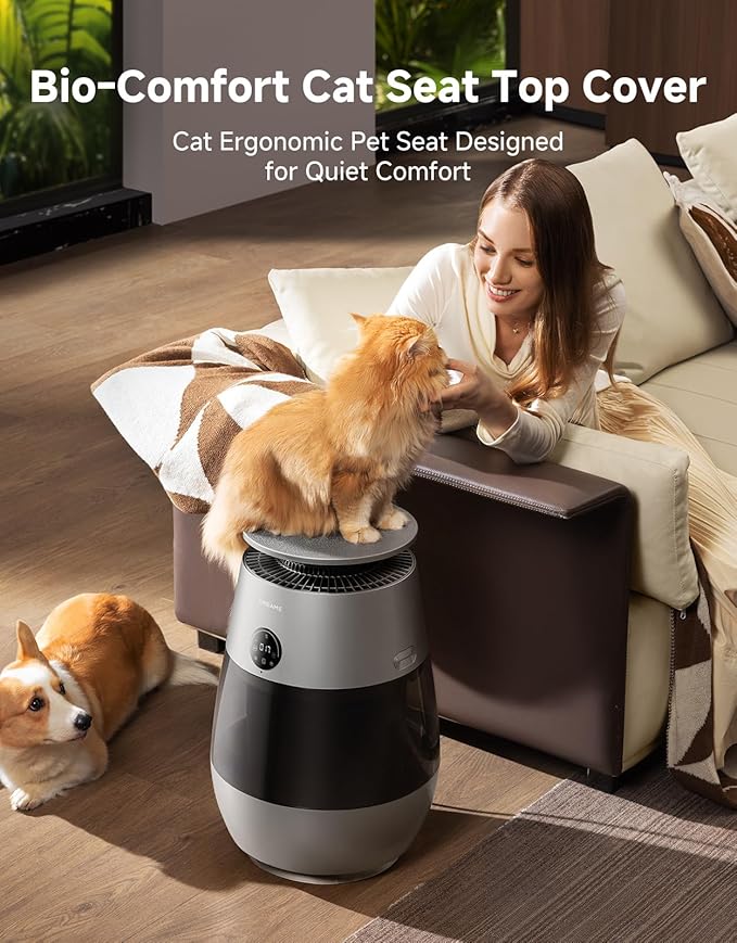 ‌Dreame Pet Air Purifier, Cleans 5, 386 ft² in One Hour, 346 ft² - Image 7