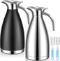 Uiifan 2 Pcs 68 oz Thermal Coffee Carafe Insulated Stainless Steel Coffee Carafe by Uiifan