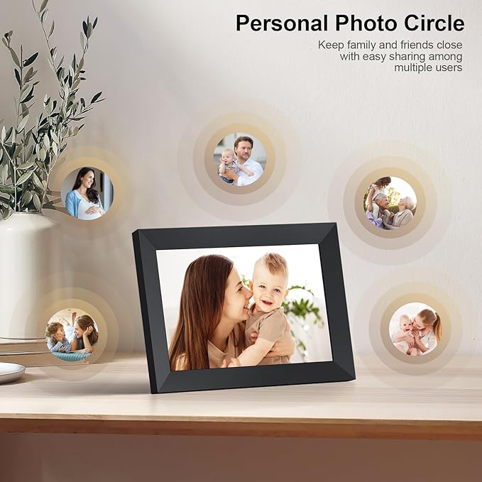 Digital Picture Frame Wi-Fi 10.1inch Smart Digital Photo Frame, Electronic - Image 5