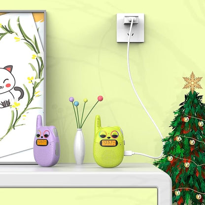 Qniglo Walkie Talkies for Kids Rechargeable 3 Pack, Christmas Birthday Gifts - Image 2