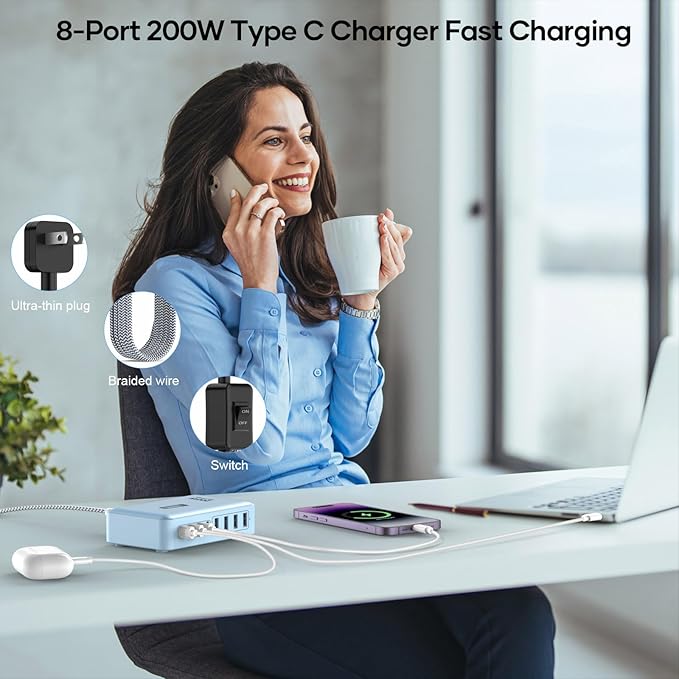 8-Port Multi Charging Stations 200W - Image 7