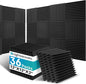 36 Pack Sound Proof Foam Panels by Knightsacoustic