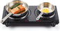 Elite Gourmet EDB-302BF# Countertop Double Cast Iron Burner, 1500 Watts by EliteGourmet