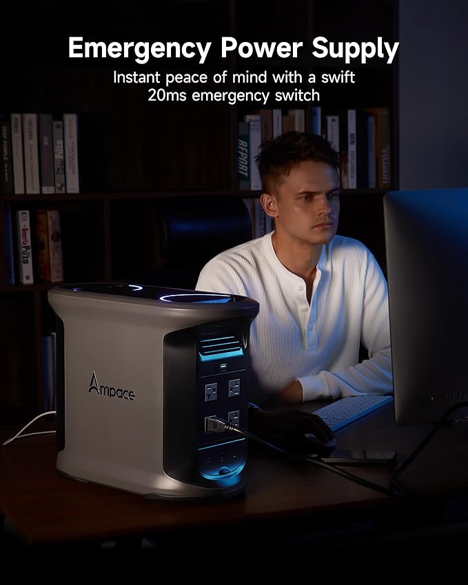 AMPACE Andes 1500 Power Station 2400W Solar Generator - Image 7