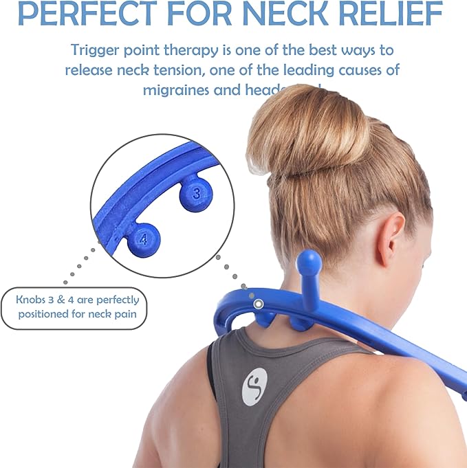 Body Back Buddy Classic USA Made Handheld Full Body Massage Cane Pressure & - Image 5