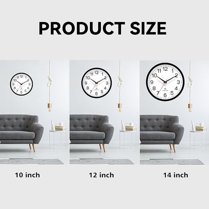 AKCISOT Atomic 12 Inch Wall Clock Analog Clocks - Image 3