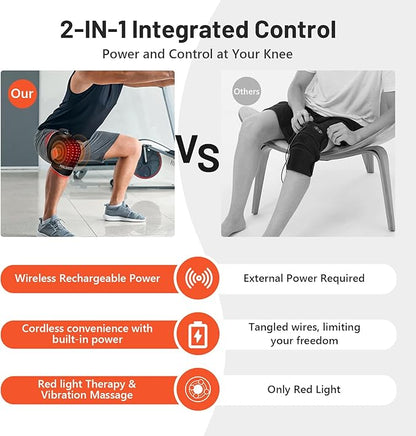 HALIDODO Red Light Therapy & Vibration Massage Knee Brace - Image 7