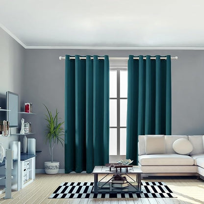 Anytime 100% Blackout Curtain 2 Panels Set, Thermal Insulated Window Drapes - Image 5