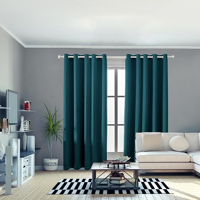 Anytime 100% Blackout Curtain 2 Panels Set, Thermal Insulated Window Drapes - Image 5