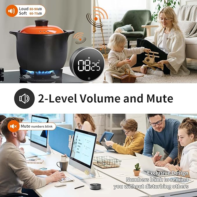 VOCOO Digital Kitchen Timer - Image 4