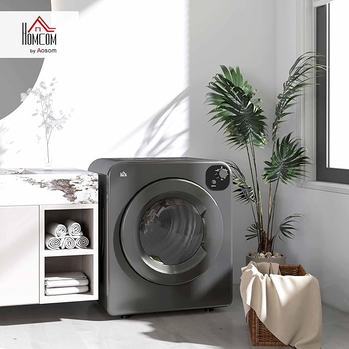HOMCOM Portable Clothes Dryer, 120V 1300W Compact Laundry Dryer - Image 2