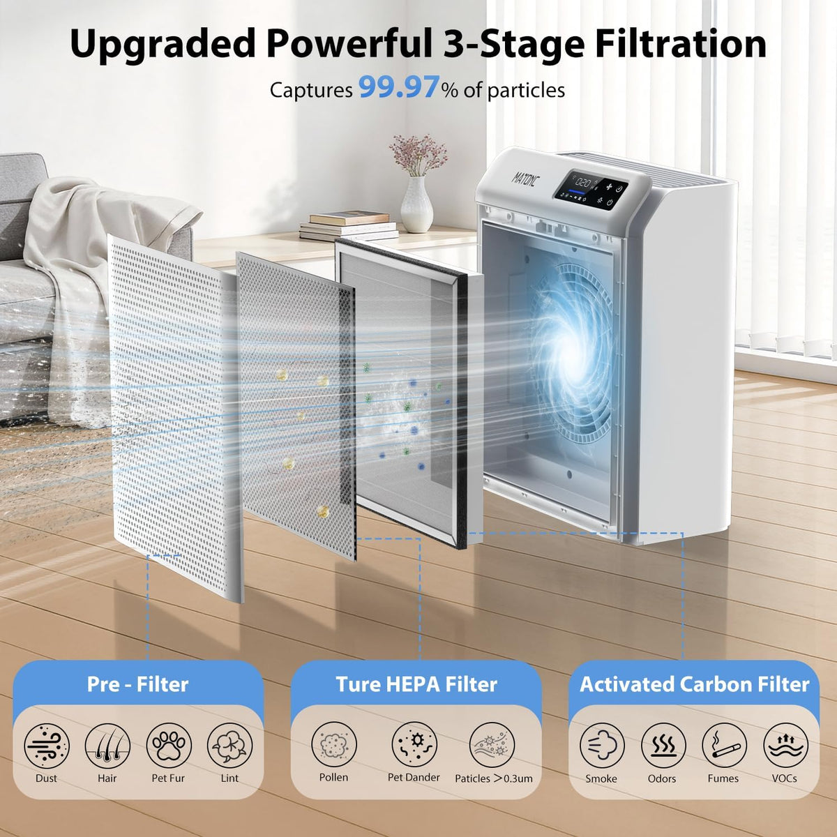 air purifier for home bedroom large rooms up, package contents