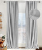 100% Blackout Shield Linen Blackout Curtains by 100BlackoutShield