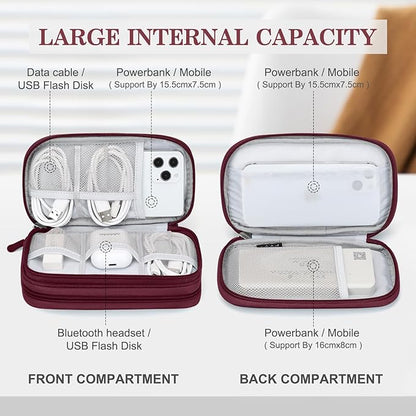 FYY Electronic Organizer, Travel Cable Organizer Bag Pouch Electronic - Image 3