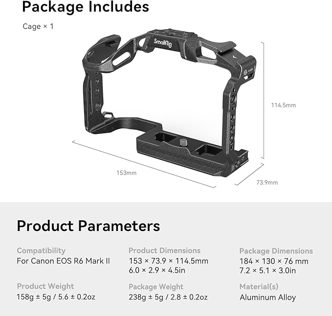 SmallRig“Black Mamba”Camera Cage - Image 8