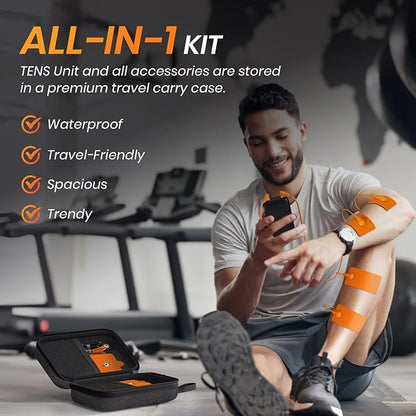 AVCOO 3-in-1 TENS Unit with 32 Modes, Dual Channel EMS Muscle Stimulator with - Image 5